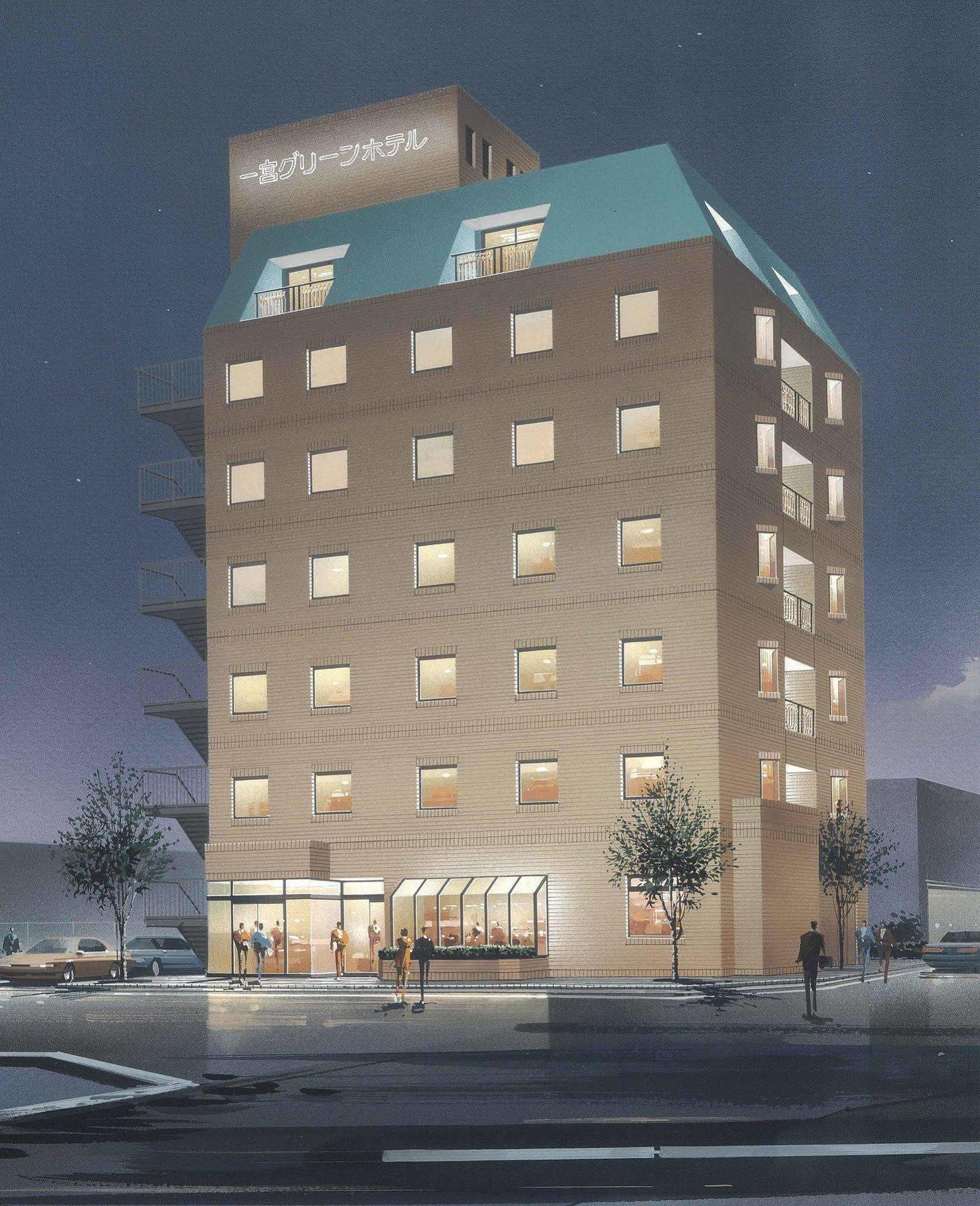 Ichinomiya Green Hotel Esterno foto